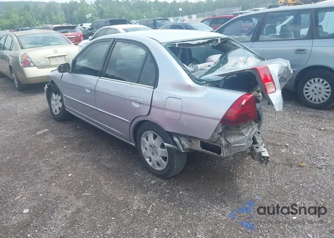 2002 Honda Civic Ex from USA, damaged, VIN 1HGES26752L043137